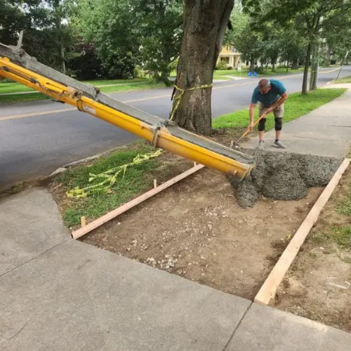 Paving and hardscaping project